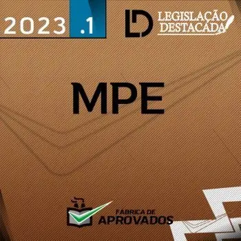 MPE Promotor de Justiça – Ministério Público Estadual – Extensivo [2023] Legislação Destacada