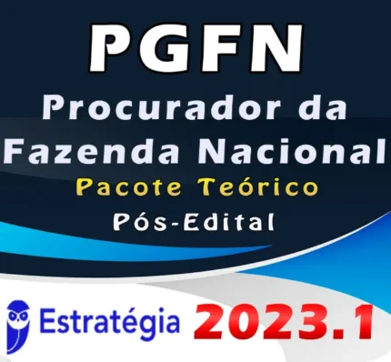 PGFN (Procurador da Fazenda Nacional) Pacote Teórico – ESTRATEGIA 2023 (Pós-Edital) - Rateio Pós Edital PFN Procuradoria da Fazenda PósEdital 2023