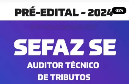 SEFAZ SE Auditor Técnico de Tributos 2024