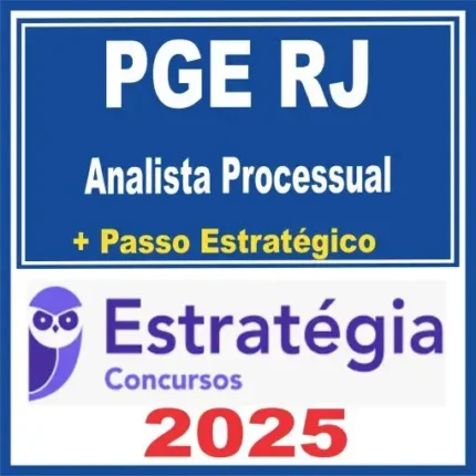 PGE RJ (Analista Processual + Passo) Estratégia 2025