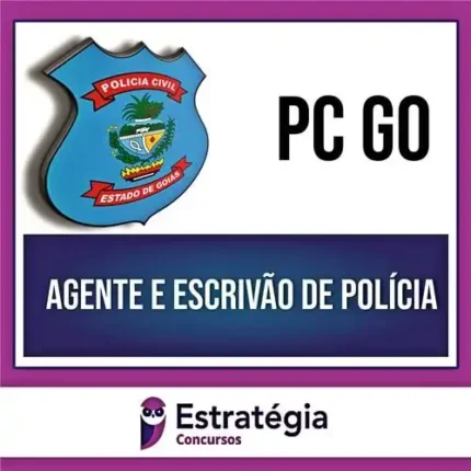 PC GO 2024 – Agente e Escrivão de Polícia Civil – ESTRATÉGIA - Rateio PCGO Goiás