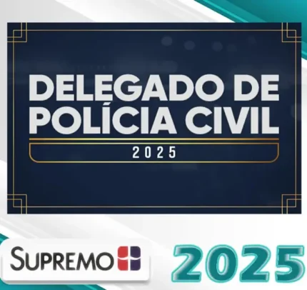 DPC | Delegado de Polícia Civil – Supremo 2025 (+brinde: curso 2024) - Rateio Delta PC todos os Estados 2025