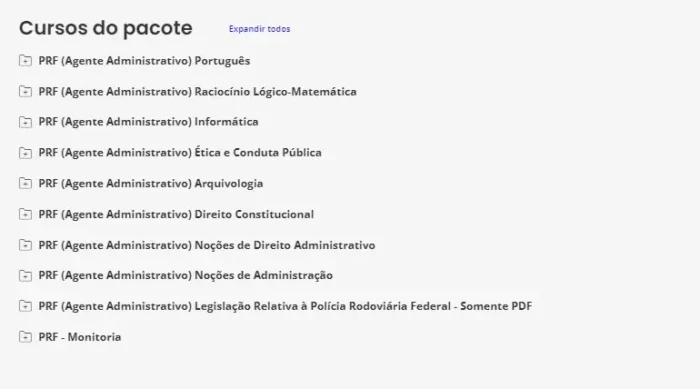 PRF 2025 – Agente Administrativo – ESTRATÉGIA - Rateio Policia Rodoviaria Federal Administrativa - Imagem 2