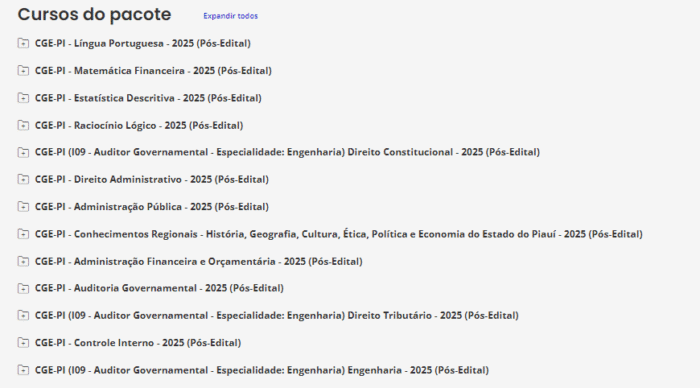 CGE PI Auditor Governamental Área: Engenharia Pós-edital - Estrategia - Rateio Piaui Secretaria da Fazenda SefazPi Pos Edital 2025 CGEPI - Imagem 2