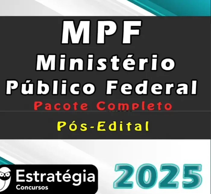 MPF – Ministério Público Federal (Procurador da República) Pacote Teórico- Estrategia 2025 - PGR Procuradoria Pos Edital