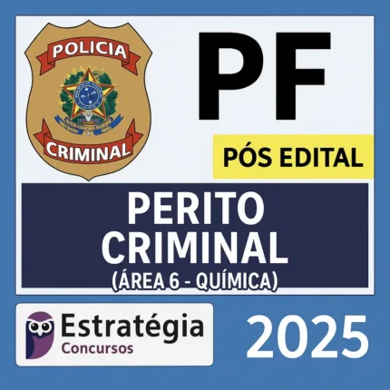 Polícia Federal (Perito Criminal - Área 6 - Química) Pacote - Rateio PF Pos Edital 2025