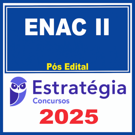 II ENAC – Pacote Teórico – Estrategia 2025 (Pós-Edital) – Exame Nacional de Cartórios – ENAC 2