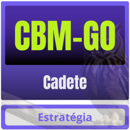 CBM GO (Cadete) Pacote Completo - Estratégia - Bombeiro Militar Goiás CBMGO