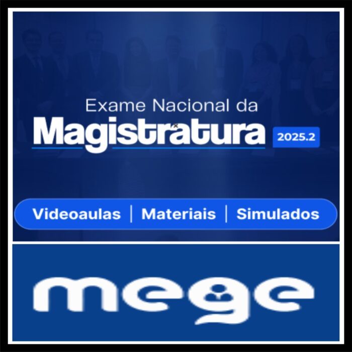 ENAM (Exame Nacional da Magistratura) Pós Edital – Mege 2025.2