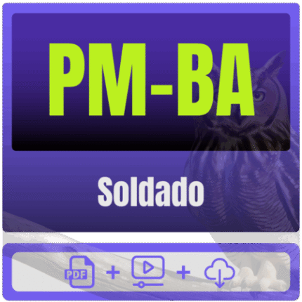 PM BA (Soldado) Pacote Completo - Estrategia - 2025 - Rateio Policia Militar Bahia PMBA