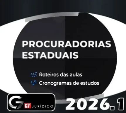Procuradorias Estaduais- G7 2026 – Curso Anual Regular - Rateio PGE Procurador Todos Estados Regular