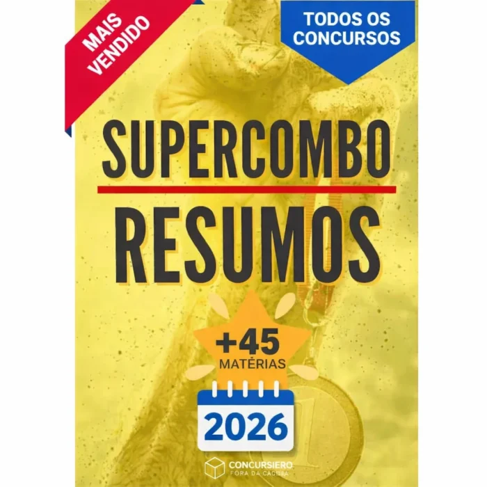 Concurseiro Fora da Caixa - Super Combo - Todas as Matérias - 2026 - Rateio Mapal Mental Memorização Memorex Atualizado 2026