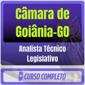 Câmara de Goiânia-GO (Analista Técnico Legislativo) Pós-Edital – 2025 - Estratégia