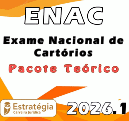 ENAC – Pacote Teórico – Estratégia 2026.1 - Estratégia - 2026 - Exame Nacional de Catorios 2026