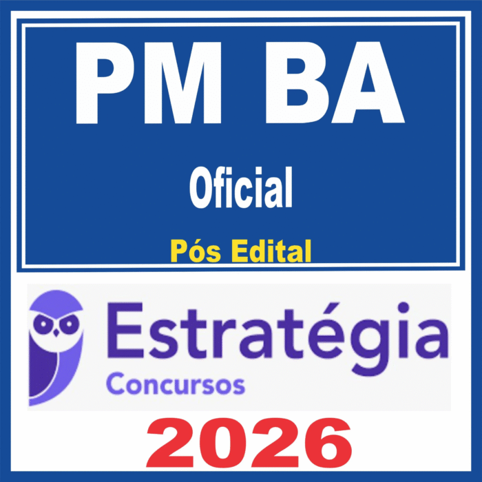 PM BA (Oficial) Estratégia 2026
